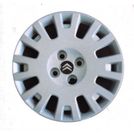 Copricerchio coppa ruota logo cromato Citroen Nemo 2008 diametro 15