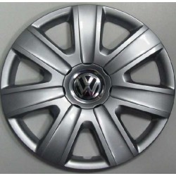 Copricerchio coppa ruota logo cromato Volkswagen Polo 2009 diametro 14